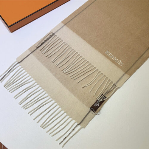 High Quality Luxury Hermes Cashmere Scarf – Style 26189 product detail