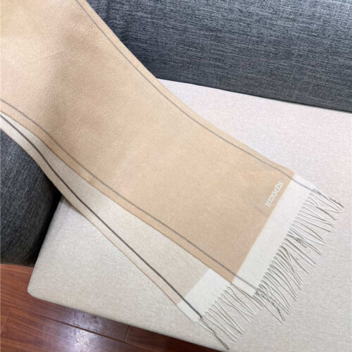 High Quality Luxury Hermes Cashmere Scarf – Style 26189 product detail