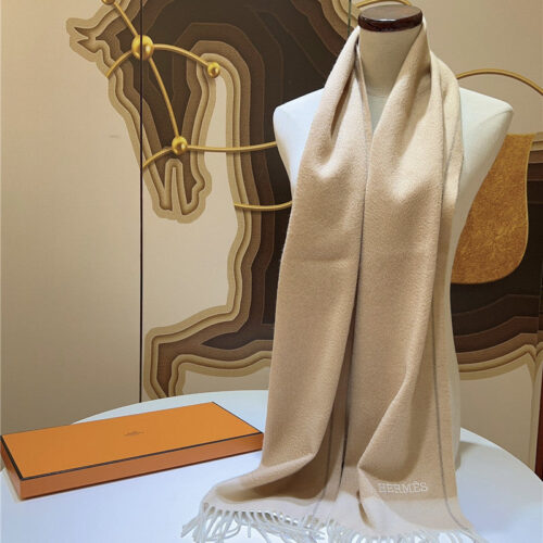 High Quality Luxury Hermes Cashmere Scarf – Style 26189 product detail