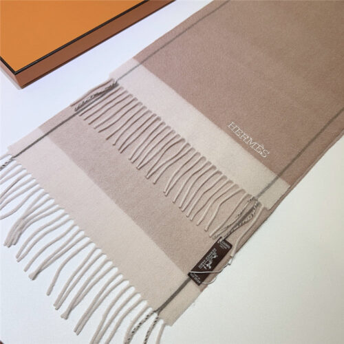 High Quality Luxury Hermes Cashmere Scarf – Style 26191 product detail