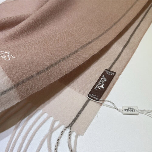 High Quality Luxury Hermes Cashmere Scarf – Style 26191 product detail