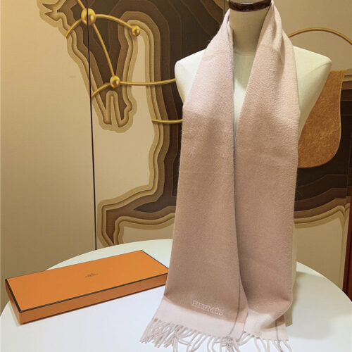 High Quality Luxury Hermes Cashmere Scarf – Style 26191 product detail
