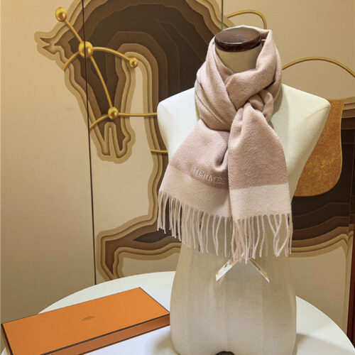 High Quality Luxury Hermes Cashmere Scarf – Style 26191