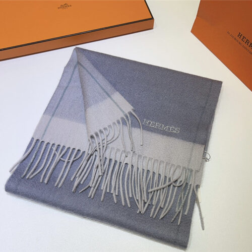 High Quality Luxury Hermes Cashmere Scarf – Style 26194 product detail