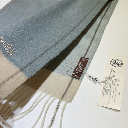 High Quality Luxury Hermes Cashmere Scarf – Style 26196 product detail