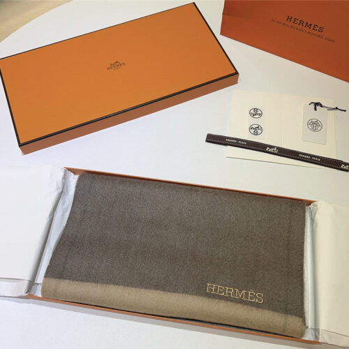 High Quality Luxury Hermes Cashmere Scarf – Style 26199 product detail