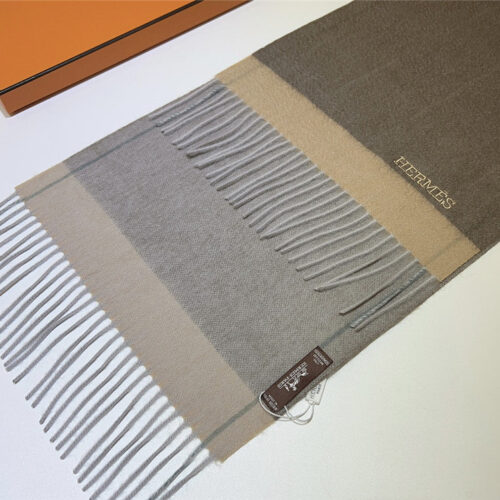 High Quality Luxury Hermes Cashmere Scarf – Style 26199 product detail