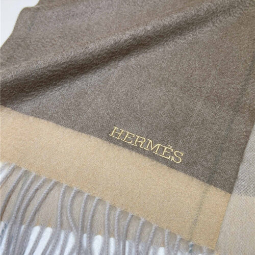High Quality Luxury Hermes Cashmere Scarf – Style 26199 product detail