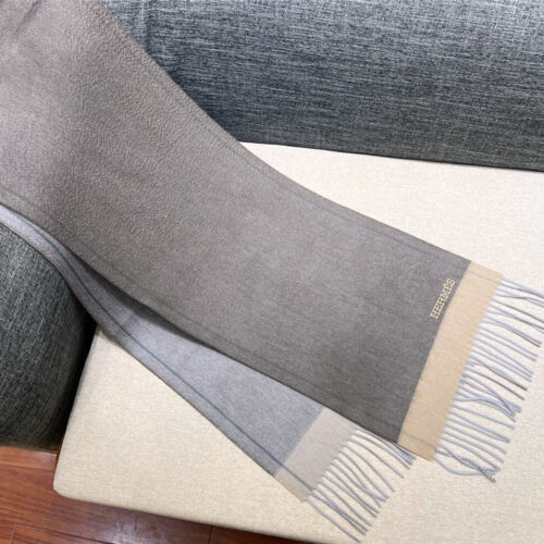 High Quality Luxury Hermes Cashmere Scarf – Style 26199 product detail