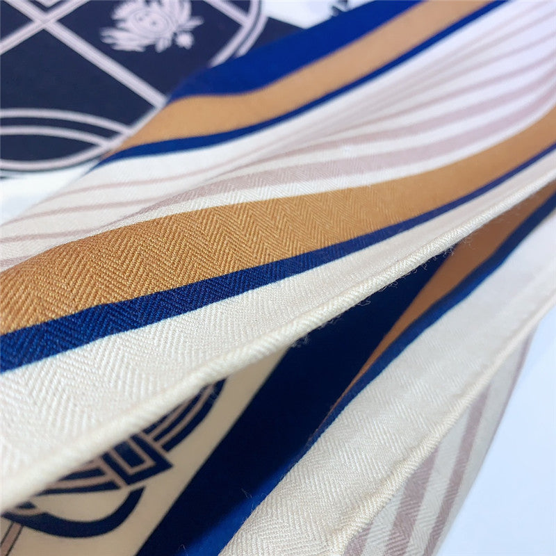 High Quality Luxury Hermes Luxury Carriage Sketch Version 140 Cm Shawl – Style 26216 product detail