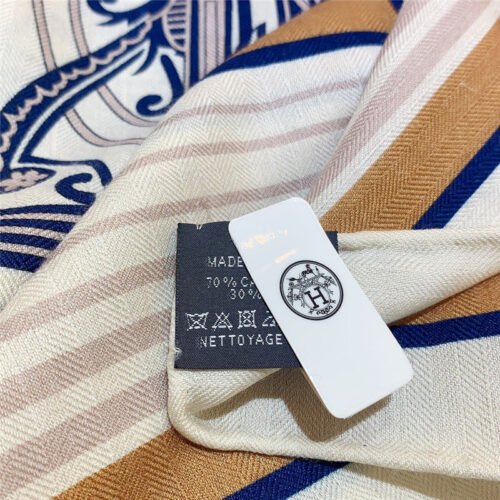 High Quality Luxury Hermes Luxury Carriage Sketch Version 140 Cm Shawl – Style 26216 product detail