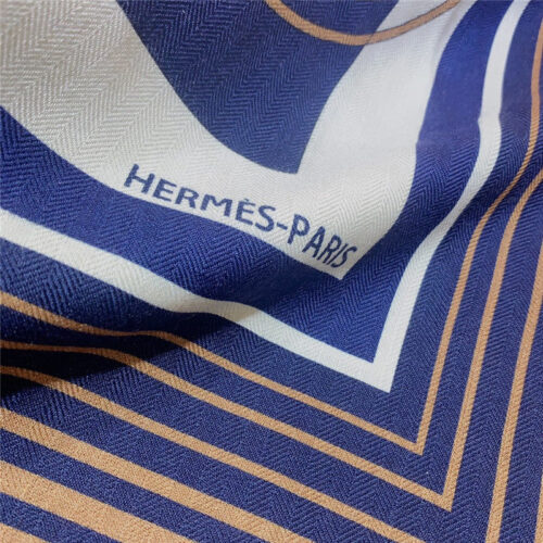 High Quality Luxury Hermes Luxury Carriage Sketch Version 140 Cm Shawl product detail