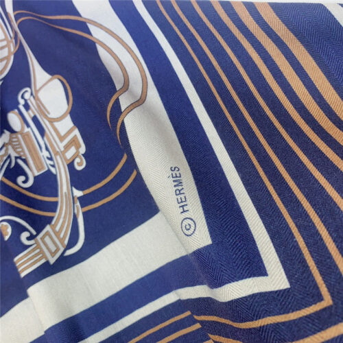 High Quality Luxury Hermes Luxury Carriage Sketch Version 140 Cm Shawl product detail