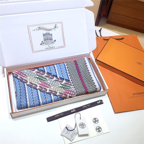 High Quality Luxury Hermes “Dressage” 140Cm Shawl – Style 26253 product detail