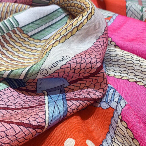 High Quality Luxury Hermes “Dressage” 140Cm Shawl – Style 26253 product detail