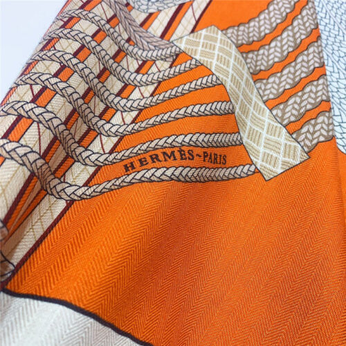 High Quality Luxury Hermes “Dressage” 140Cm Shawl – Style 26254 product detail