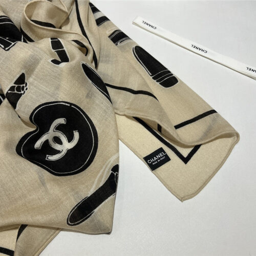 High Quality Luxury Chanel Cashmere Square Scarf – Style 25076 product detail
