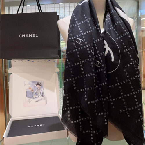 High Quality Luxury Chanel Letter Small Logo Scarf – Style 25101 product detail