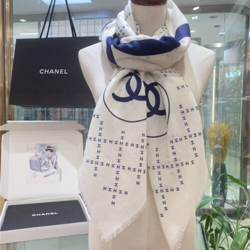 High Quality Luxury Chanel Letter Small Logo Scarf