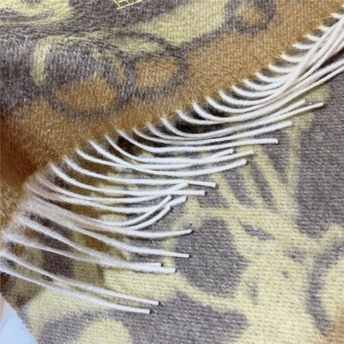 High Quality Luxury Hermes Cashmere Scarf – Style 26201 product detail