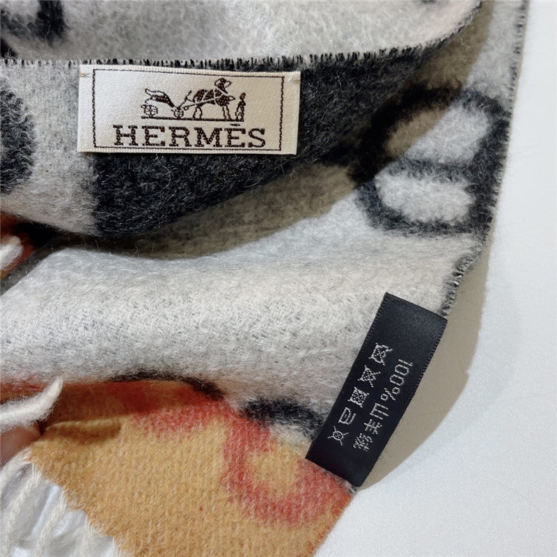 High Quality Luxury Hermes Cashmere Scarf – Ref Rh-126203 product detail