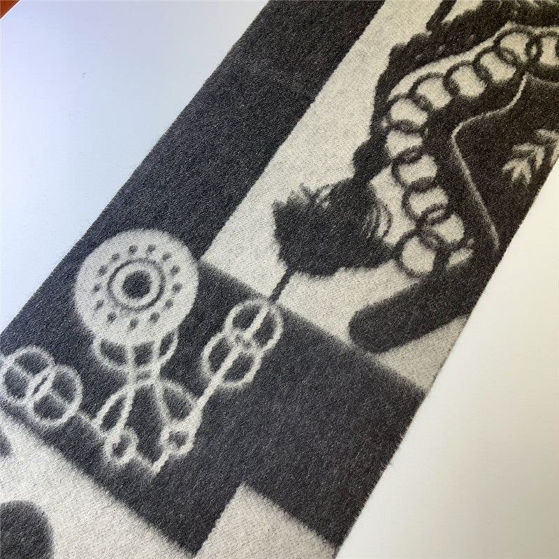 High Quality Luxury Hermes Cashmere Scarf – Ref Rh-126203 product detail