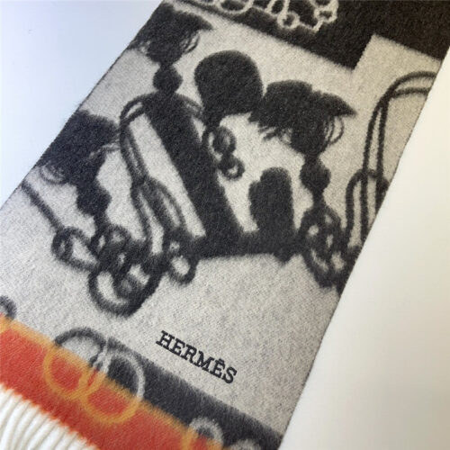 High Quality Luxury Hermes Cashmere Scarf – Ref Rh-126203 product detail