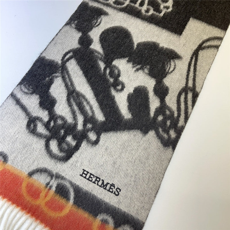 High Quality Luxury Hermes Cashmere Scarf – Ref Rh-126203 product detail