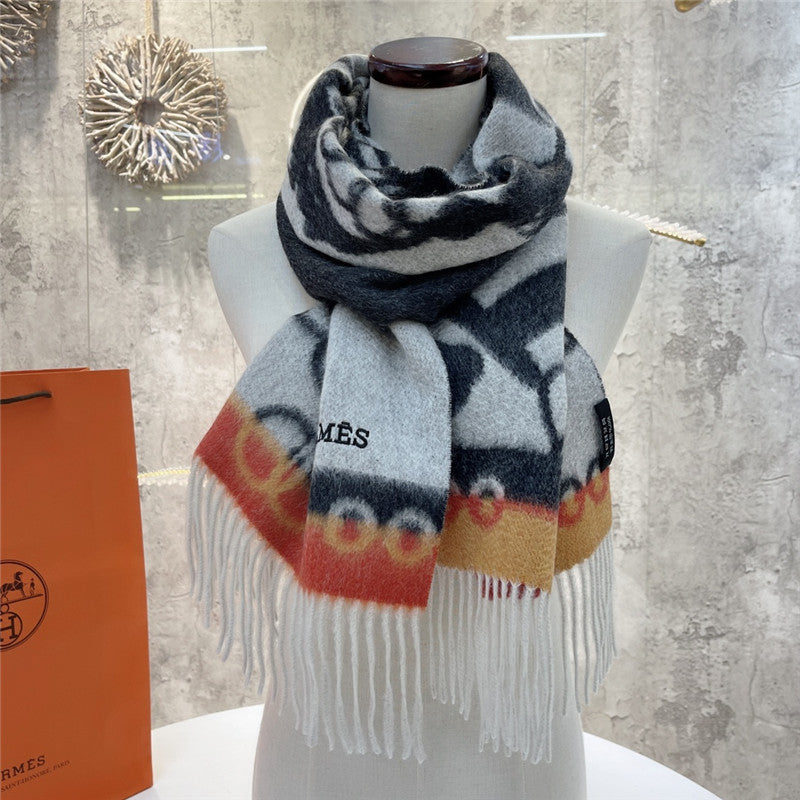 High Quality Luxury Hermes Cashmere Scarf – Ref Rh-126203