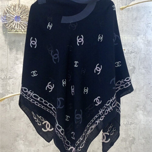 High Quality Luxury Chanel Chain With Characteristic Double C Square Scarf alternate view