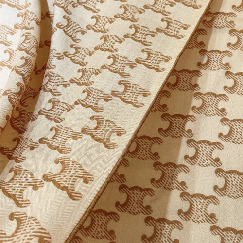 High Quality Luxury Celine All-Over Monogram Cashmere Scarf – Style 24664 product detail