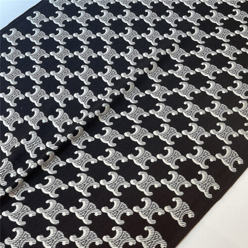 High Quality Luxury Celine All-Over Monogram Cashmere Scarf – Style 24666 product detail