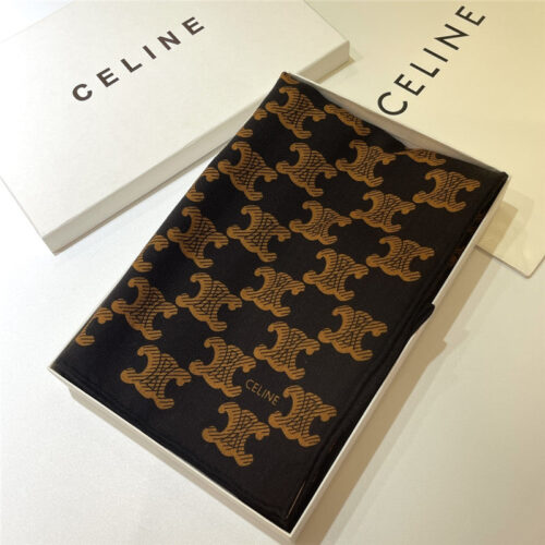 High Quality Luxury Celine All-Over Monogram Cashmere Scarf product detail