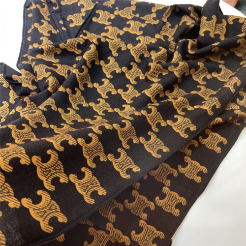 High Quality Luxury Celine All-Over Monogram Cashmere Scarf product detail