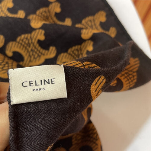 High Quality Luxury Celine All-Over Monogram Cashmere Scarf product detail