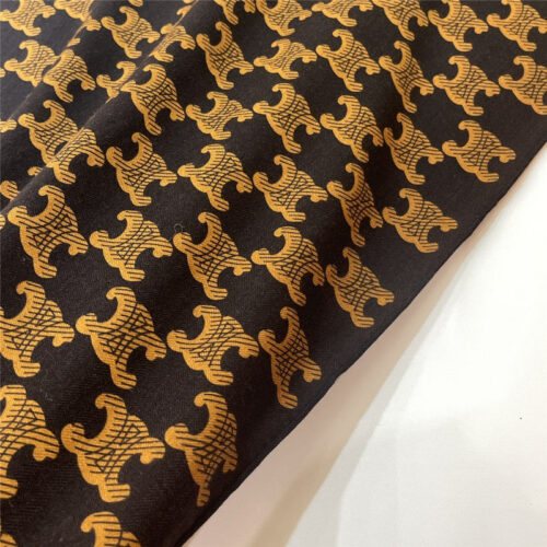 High Quality Luxury Celine All-Over Monogram Cashmere Scarf product detail