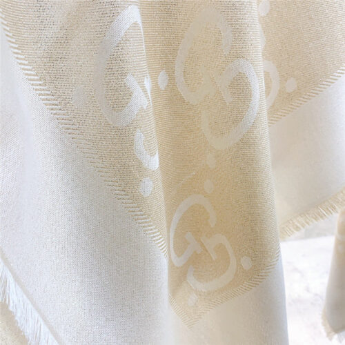 High Quality Luxury Gucci GG Lurex Jacquard Shawl – Style 26088 product detail