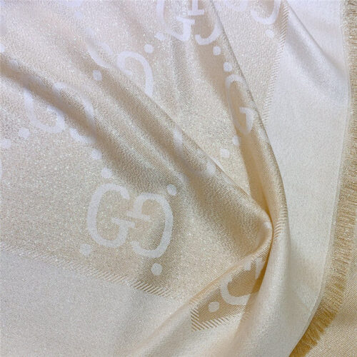 High Quality Luxury Gucci GG Lurex Jacquard Shawl – Style 26088 product detail