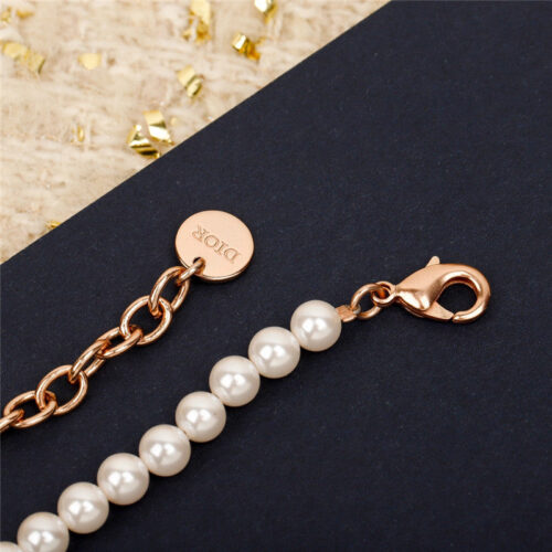 High Quality Luxury Dior Cornflower Pearl Necklace product detail