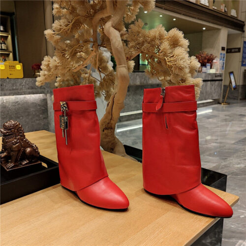High Quality Luxury Givenchy Cropped Leg Boots – Style 00931 alternate view