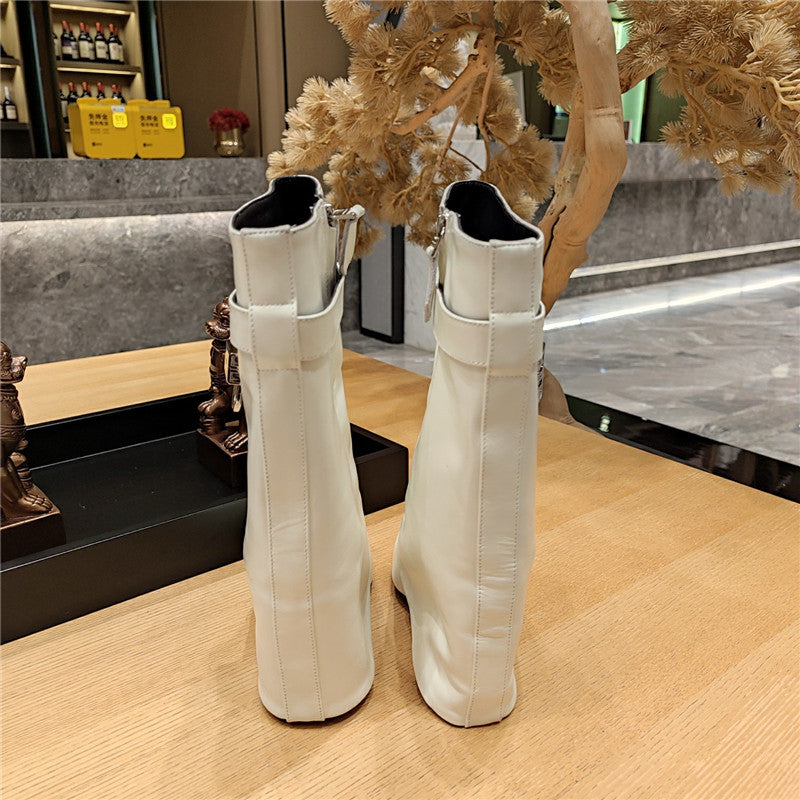 High Quality Luxury Givenchy Cropped Leg Boots – Style 66467 product detail