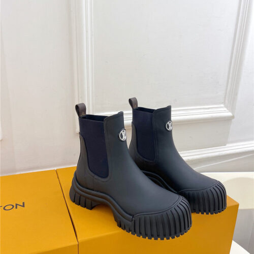 High Quality Luxury Louis Vuitton Chelsea Boots – Style 53635