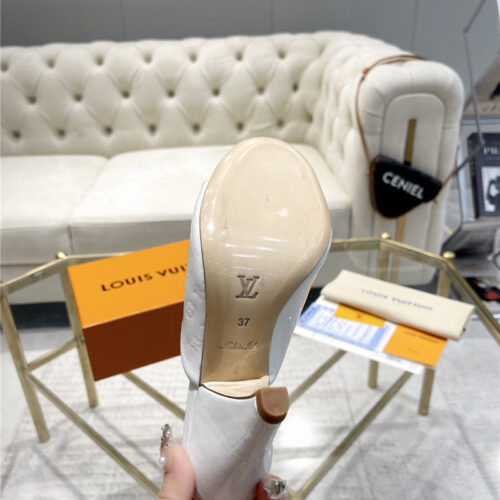 High Quality Luxury Louis Vuitton High Heel Popular Small Slippers – Style 49507 product detail