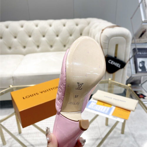 High Quality Luxury Louis Vuitton High Heel Popular Small Slippers product detail