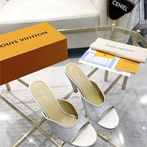 High Quality Luxury Louis Vuitton High Heel Popular Small Slippers – Style 15043