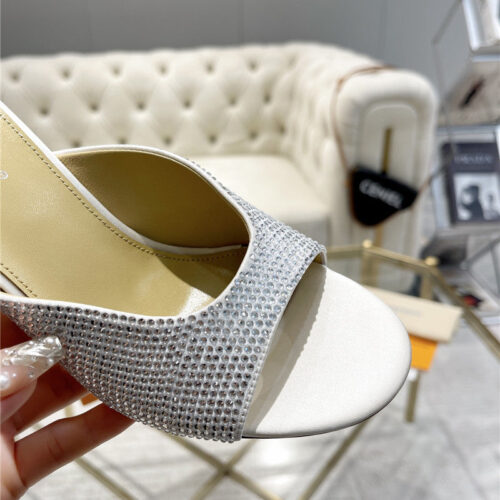 High Quality Luxury Louis Vuitton High Heel Popular Small Slippers – Style 15043 product detail