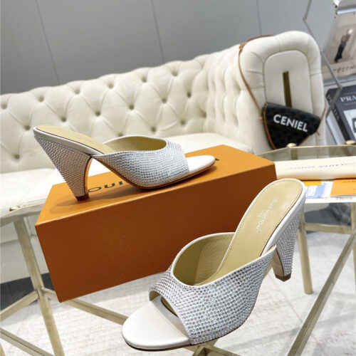 High Quality Luxury Louis Vuitton High Heel Popular Small Slippers – Style 15043 product detail