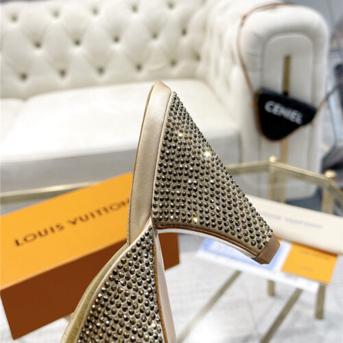 High Quality Luxury Louis Vuitton High Heel Popular Small Slippers – Style 78883 product detail
