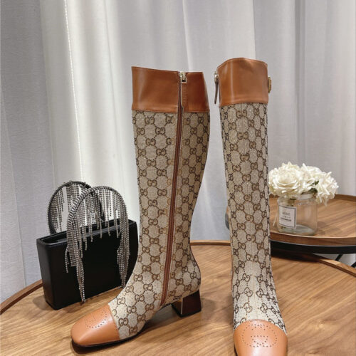 High Quality Luxury Gucci Side Buckle Boots – Style 29299 product detail