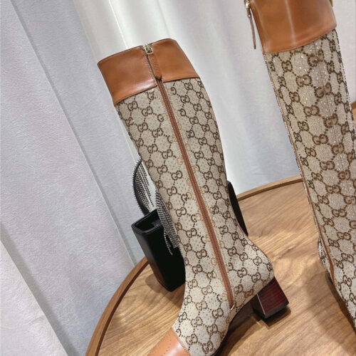 High Quality Luxury Gucci Side Buckle Boots – Style 29299 product detail